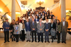 El alcalde, Juan Espada, el rector de la Universidad, Miguel Ángel Castro y el...