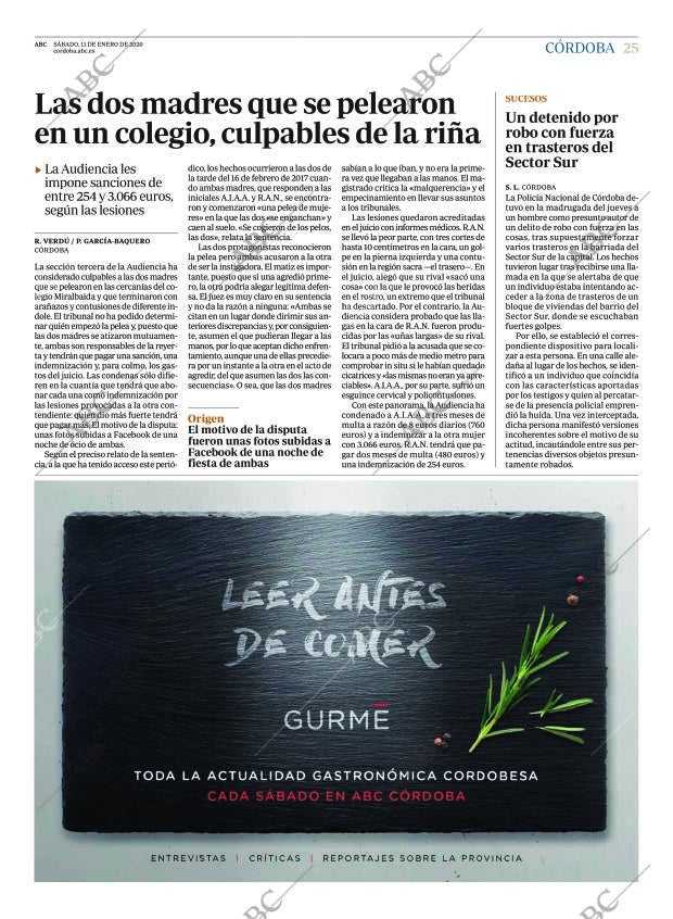 ABC CORDOBA 11-01-2020 página 25