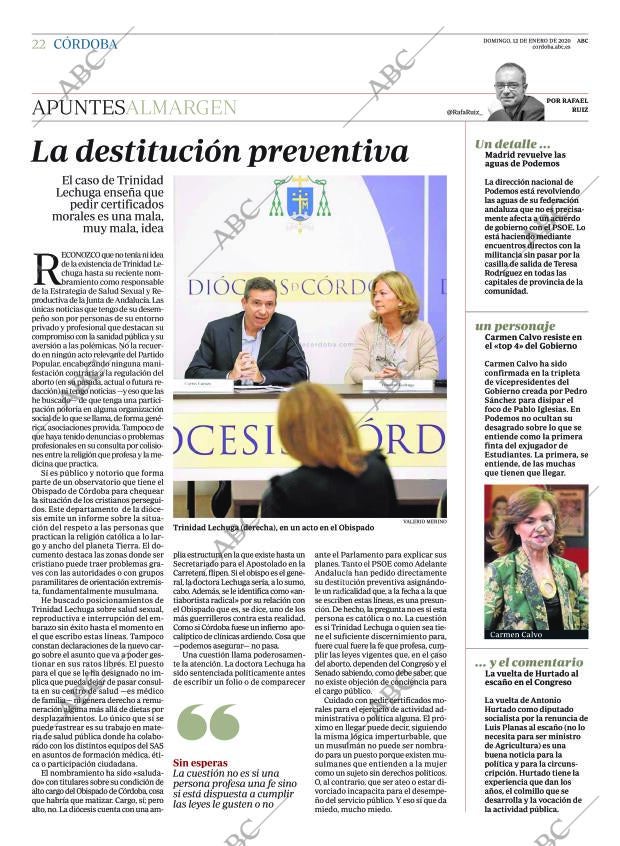 ABC CORDOBA 12-01-2020 página 22
