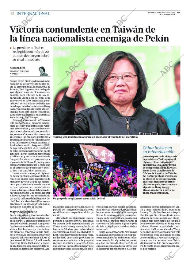 ABC MADRID 12-01-2020 página 42