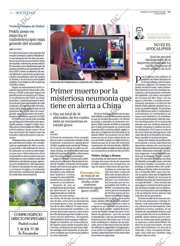 ABC MADRID 12-01-2020 página 50