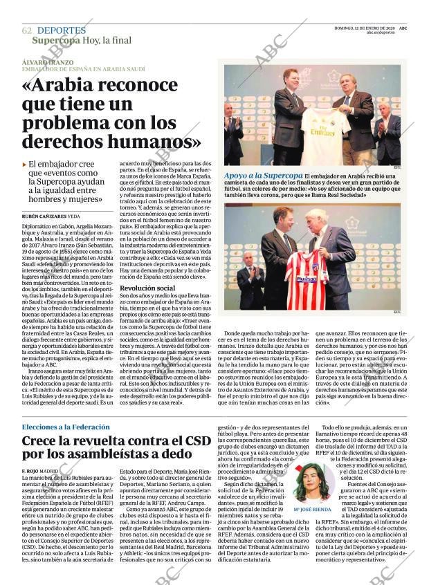ABC MADRID 12-01-2020 página 62