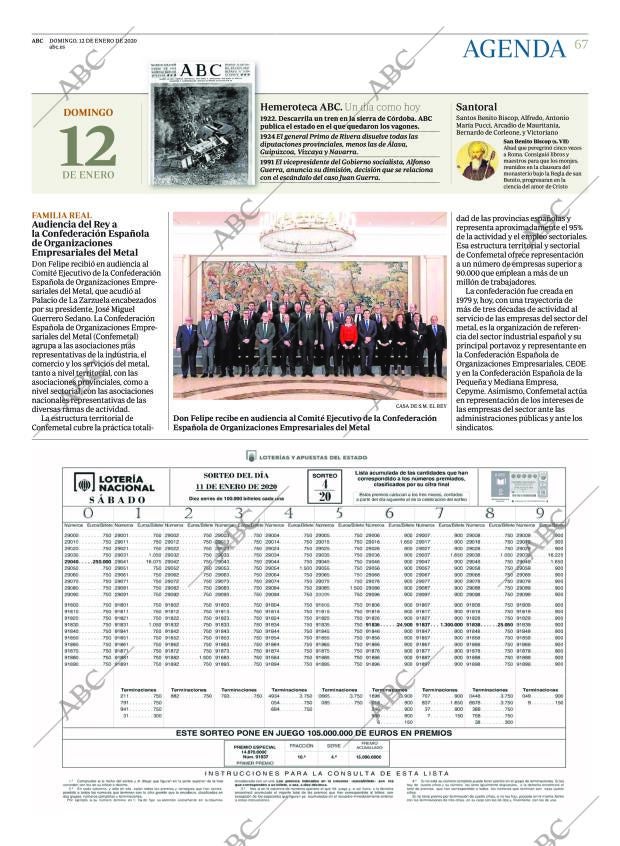 ABC MADRID 12-01-2020 página 67