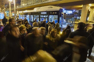 Servicio especial de autobuses de la EMT que opera desde hoy tras el corte de la...