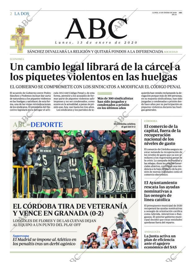 ABC CORDOBA 13-01-2020 página 2