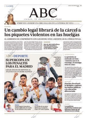 ABC MADRID 13-01-2020 página 2
