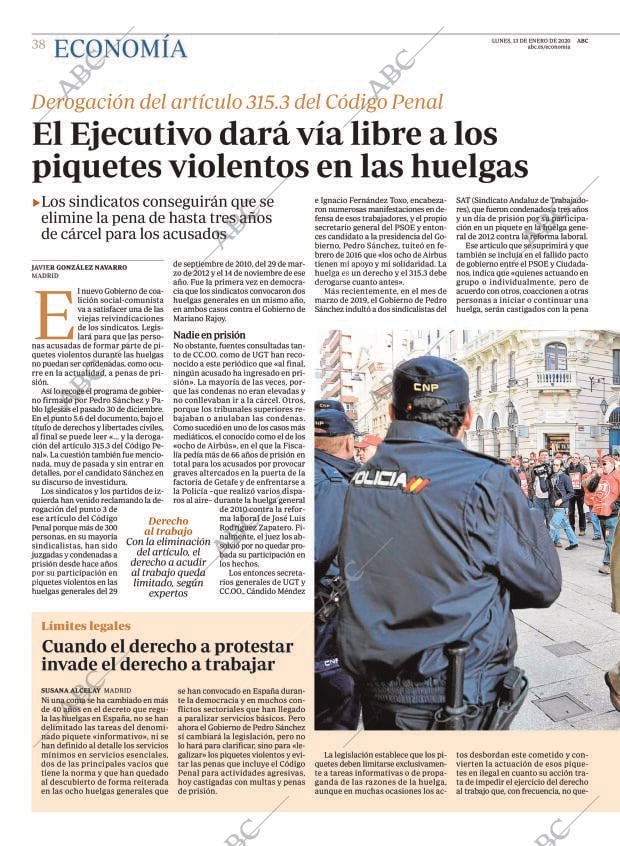 ABC MADRID 13-01-2020 página 38