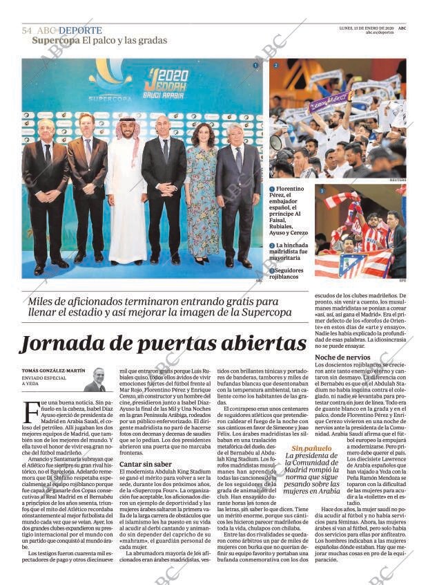 ABC MADRID 13-01-2020 página 54