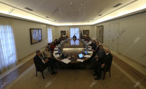 Reunión del primer Consejo de Ministros del nuevo Gobierno presidido por Pedro...