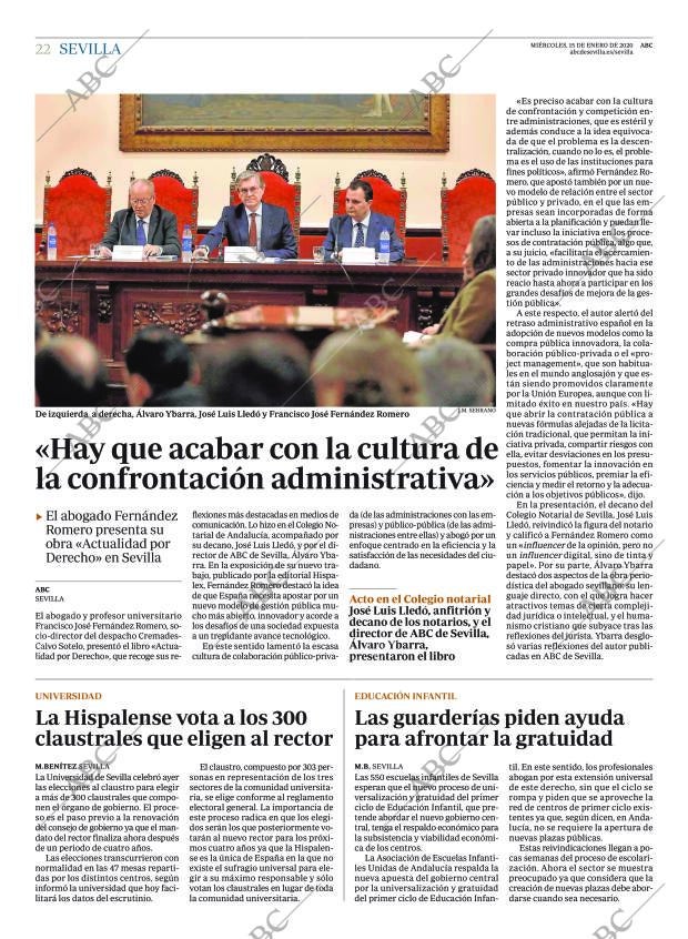ABC SEVILLA 15-01-2020 página 22
