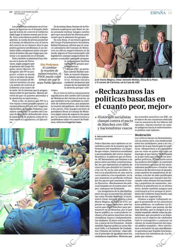 ABC MADRID 16-01-2020 página 19