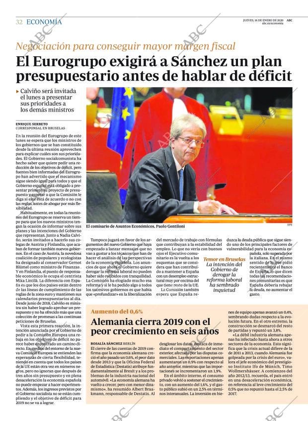 ABC MADRID 16-01-2020 página 32