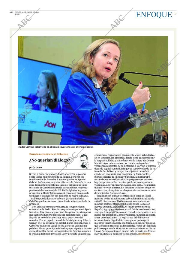 ABC MADRID 16-01-2020 página 5