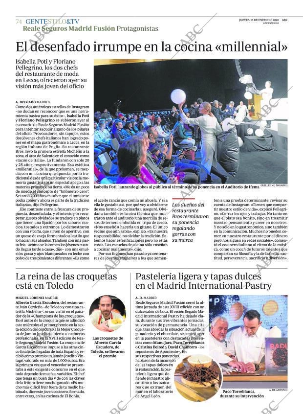 ABC MADRID 16-01-2020 página 74