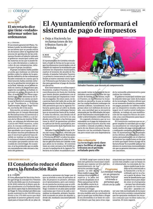 ABC CORDOBA 18-01-2020 página 22