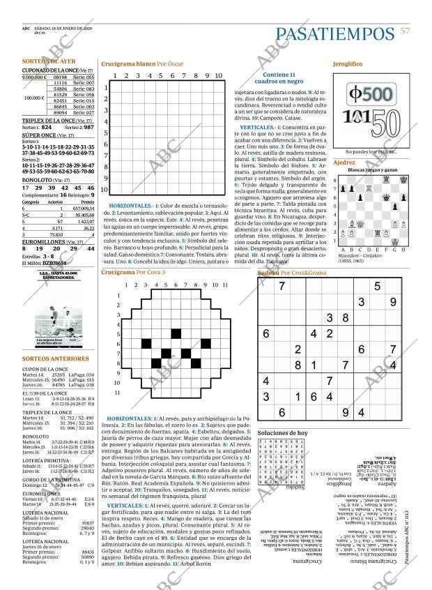 ABC MADRID 18-01-2020 página 57