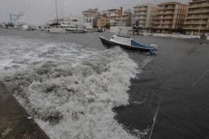 Temporal de viento y lluvia por la borrasca Gloria