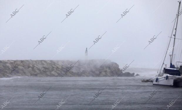 Temporal de viento y lluvia por la borrasca Gloria