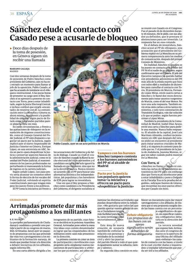 ABC CORDOBA 20-01-2020 página 38