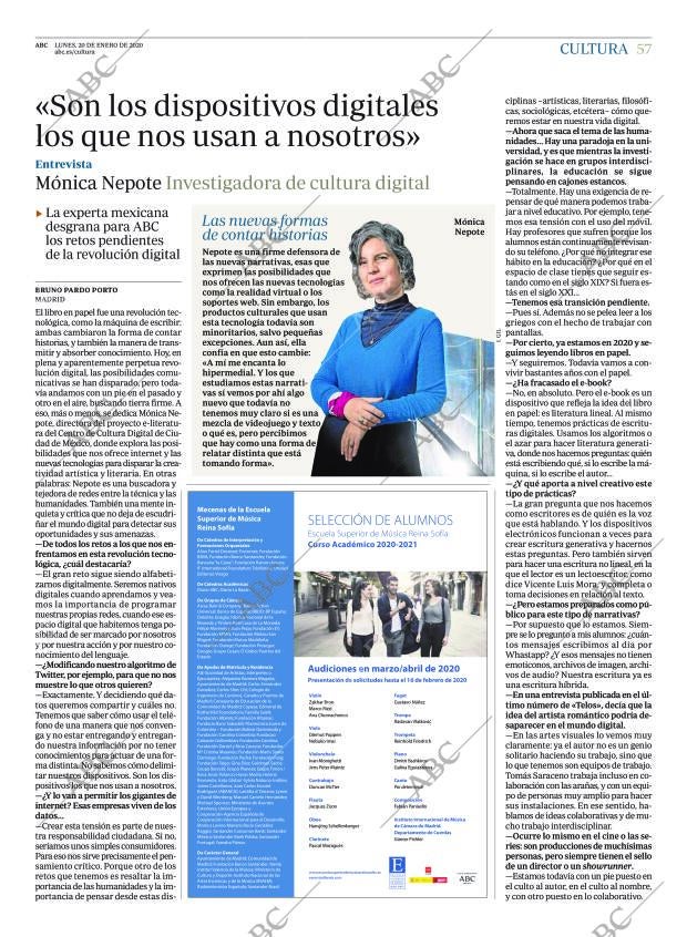 ABC CORDOBA 20-01-2020 página 57