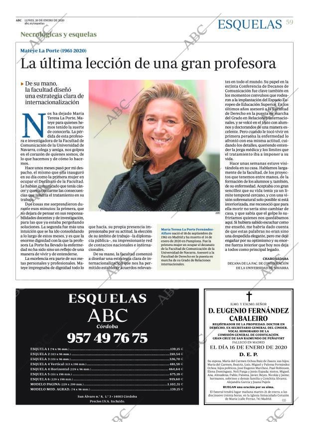 ABC CORDOBA 20-01-2020 página 59