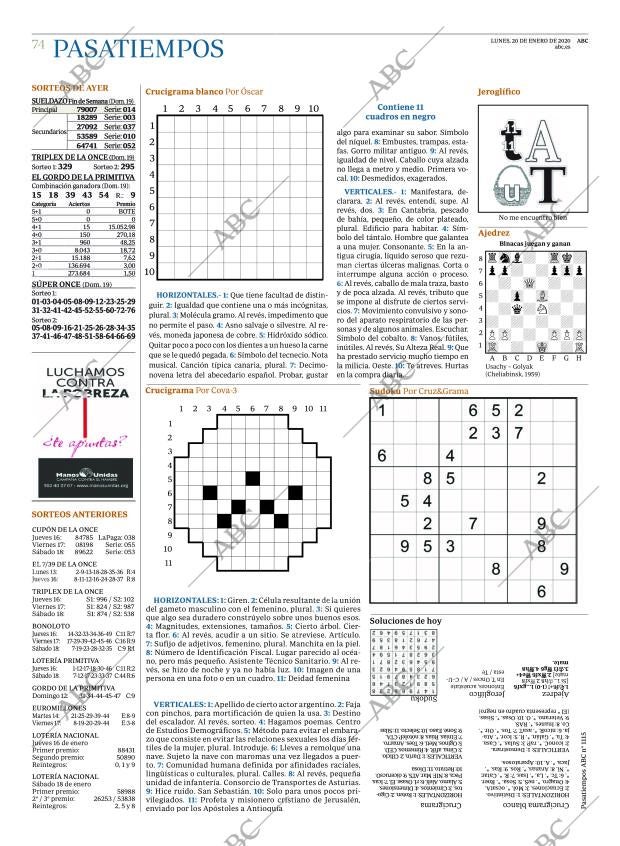 ABC CORDOBA 20-01-2020 página 74