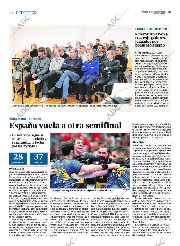 ABC CORDOBA 21-01-2020 página 64