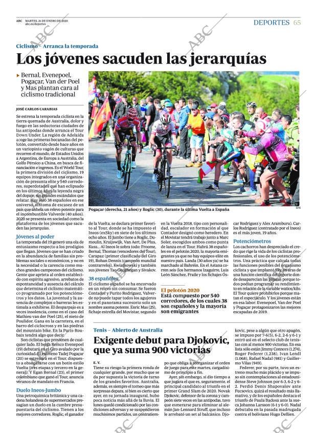 ABC CORDOBA 21-01-2020 página 65
