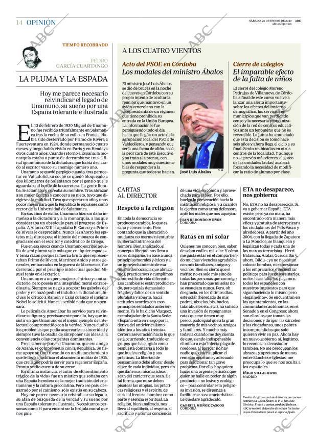 ABC CORDOBA 25-01-2020 página 14