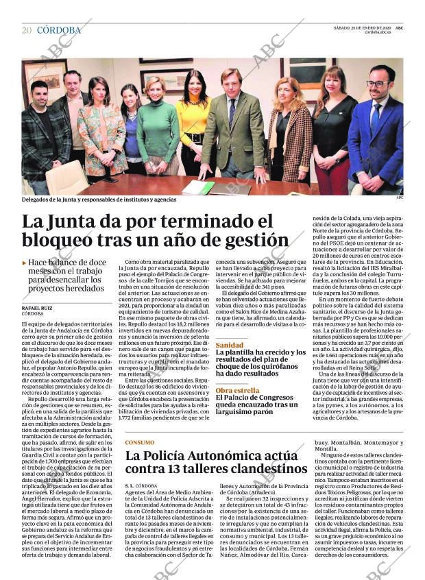 ABC CORDOBA 25-01-2020 página 20