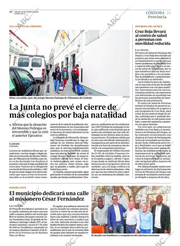 ABC CORDOBA 25-01-2020 página 25