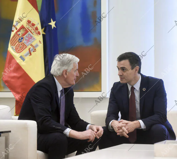 Pedro Sánchez se Reúne con Michel Barnier