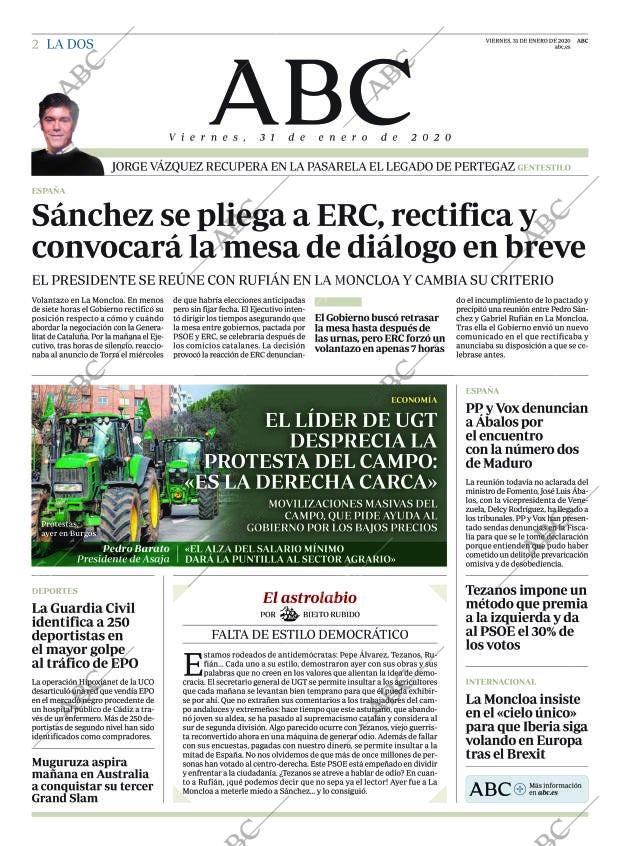 ABC MADRID 31-01-2020 página 2