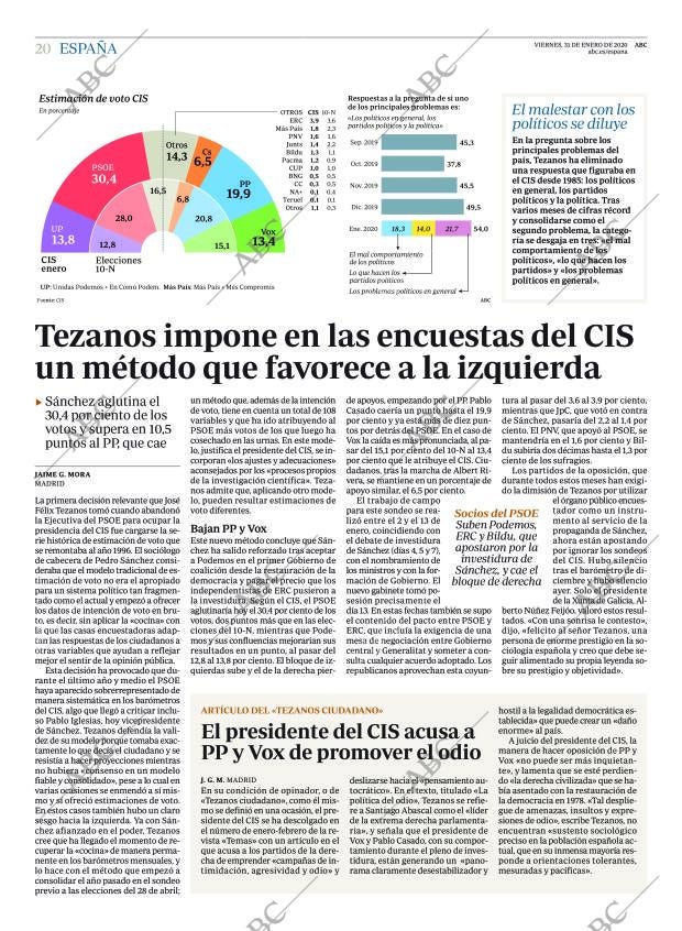 ABC MADRID 31-01-2020 página 20