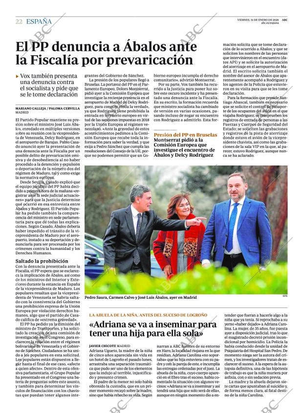 ABC MADRID 31-01-2020 página 22