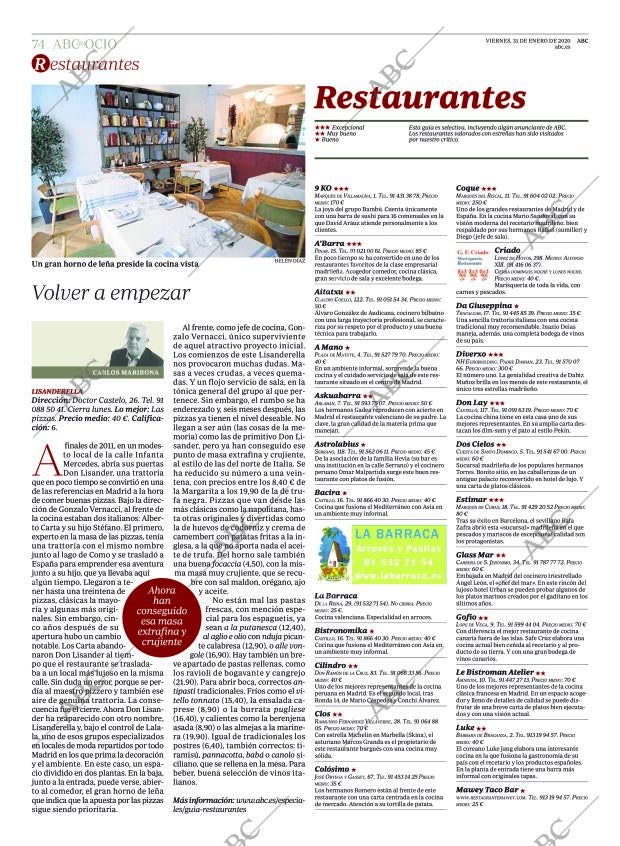 ABC MADRID 31-01-2020 página 74
