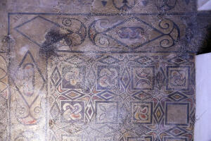 Restos de la basílica de San Vicente, en la Mezquita Catedral