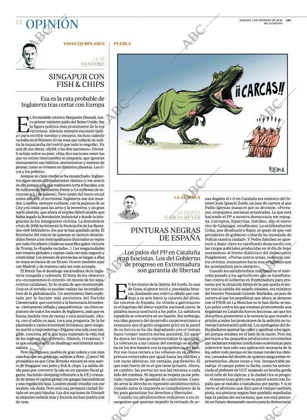 ABC MADRID 01-02-2020 página 12
