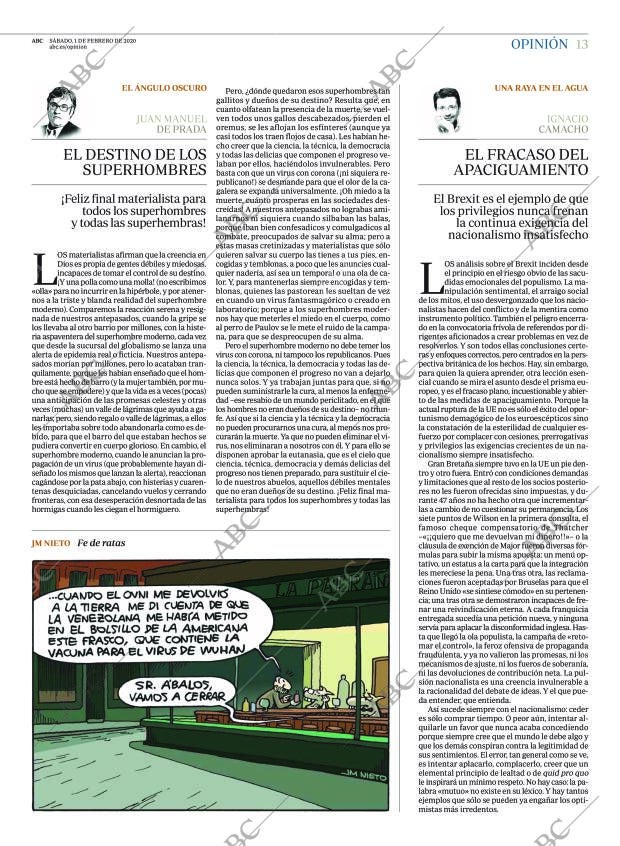 ABC MADRID 01-02-2020 página 13
