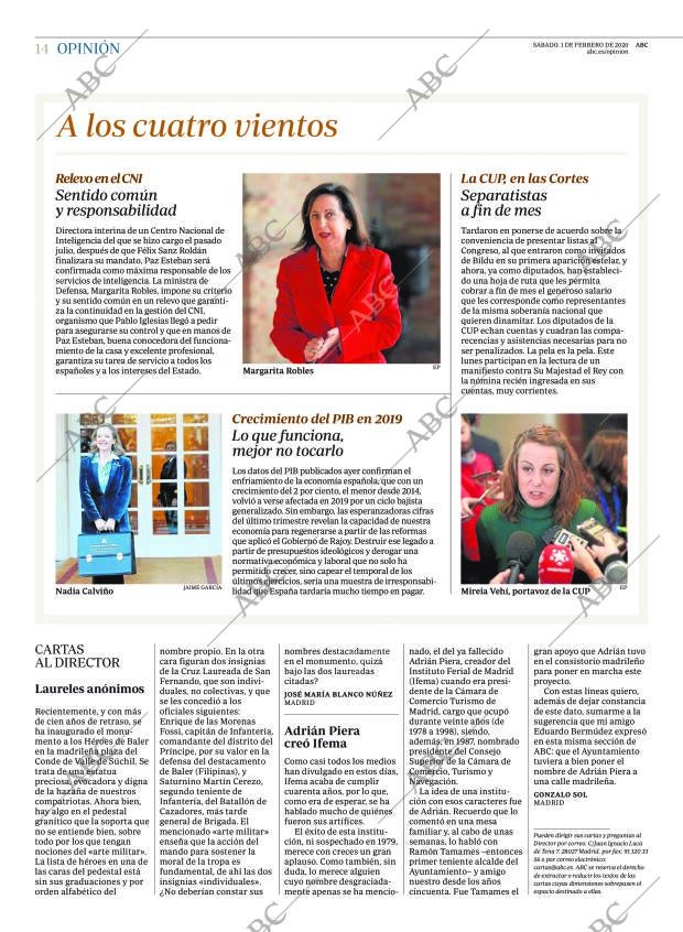 ABC MADRID 01-02-2020 página 14