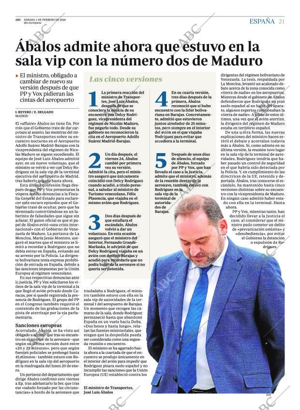 ABC MADRID 01-02-2020 página 21