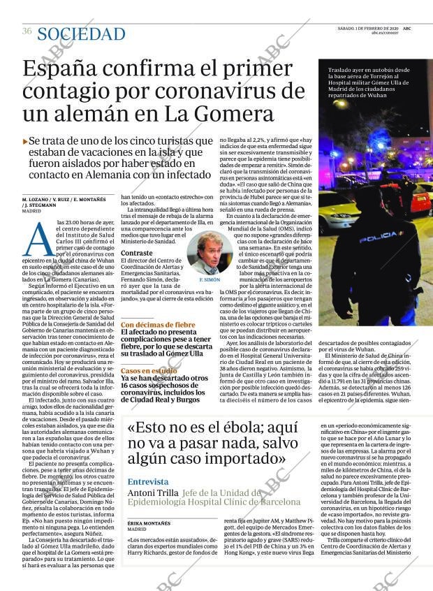 ABC MADRID 01-02-2020 página 36
