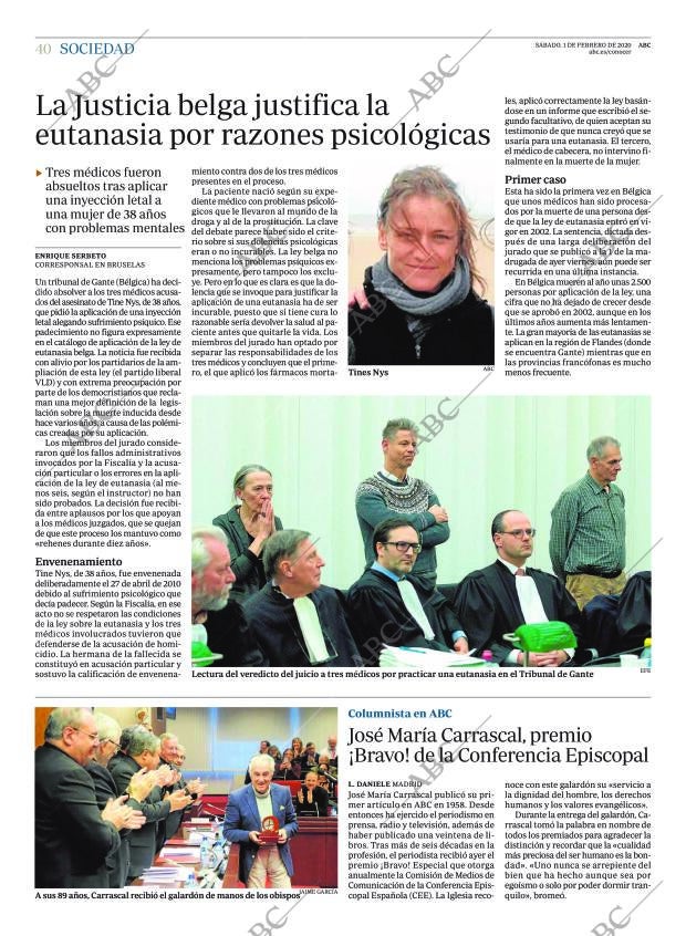 ABC MADRID 01-02-2020 página 40