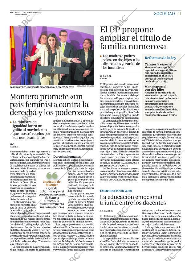 ABC MADRID 01-02-2020 página 41