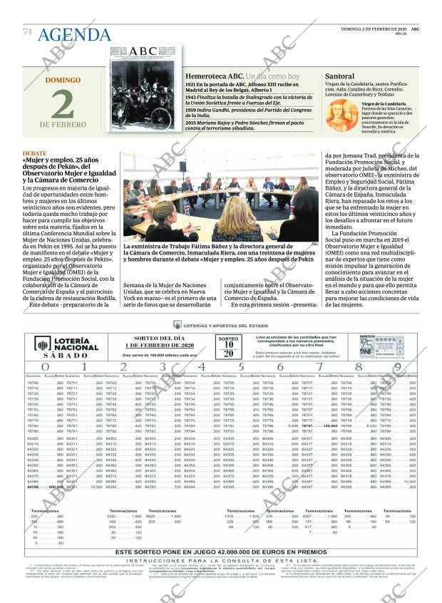 ABC MADRID 02-02-2020 página 74