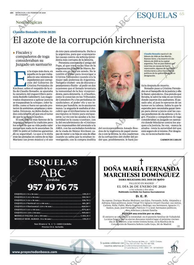 ABC CORDOBA 05-02-2020 página 65