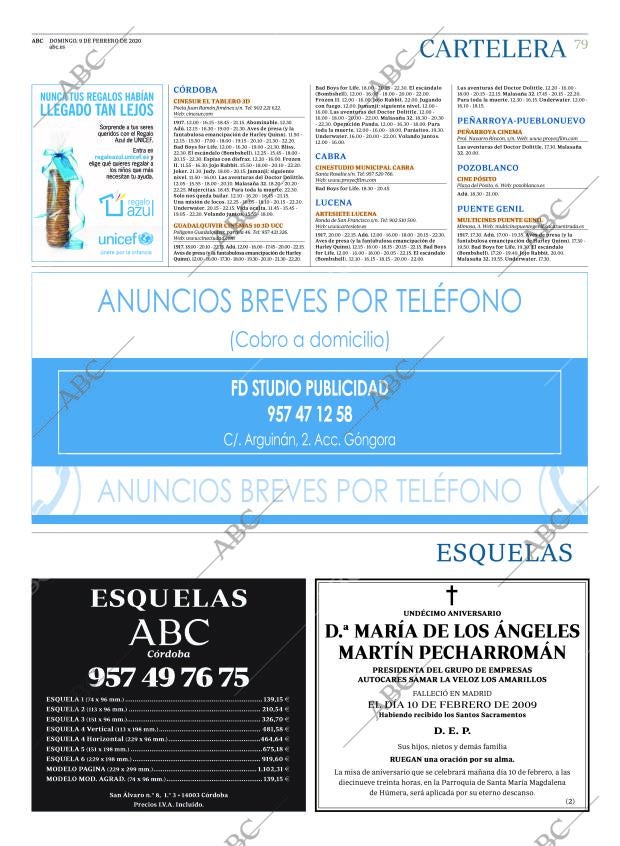 ABC CORDOBA 09-02-2020 página 79