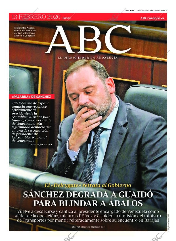 ABC CORDOBA 13-02-2020 página 1