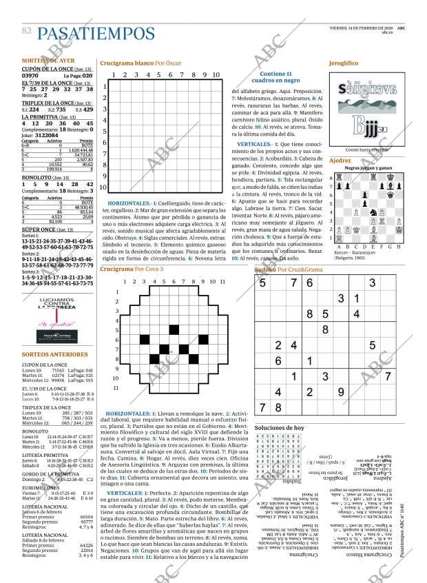 ABC MADRID 14-02-2020 página 82