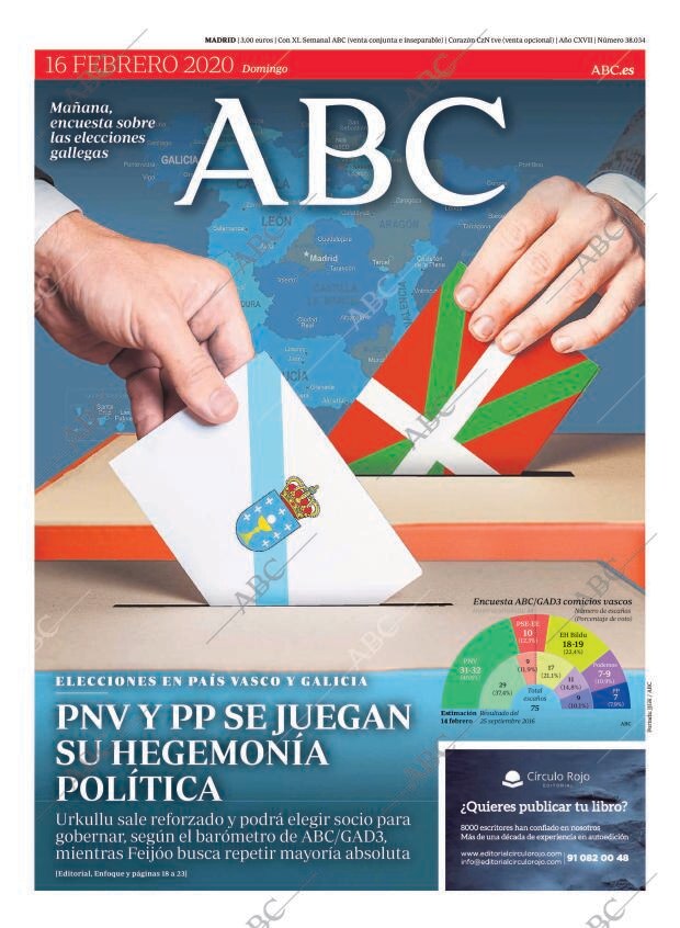 ABC MADRID 16-02-2020 página 1